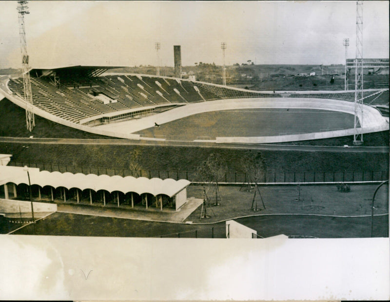 Olympic Games Rome 1960- Olympic Stadium in Rome - Vintage Photograph