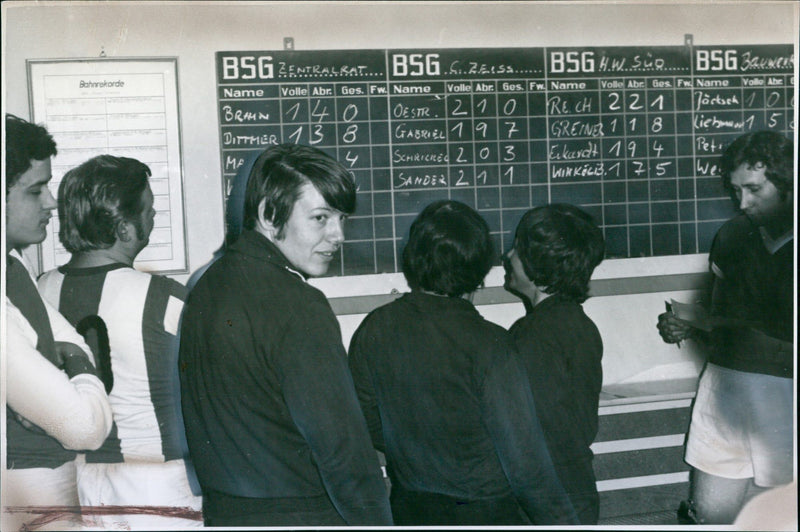 FDJ cup competitions bowling - Vintage Photograph