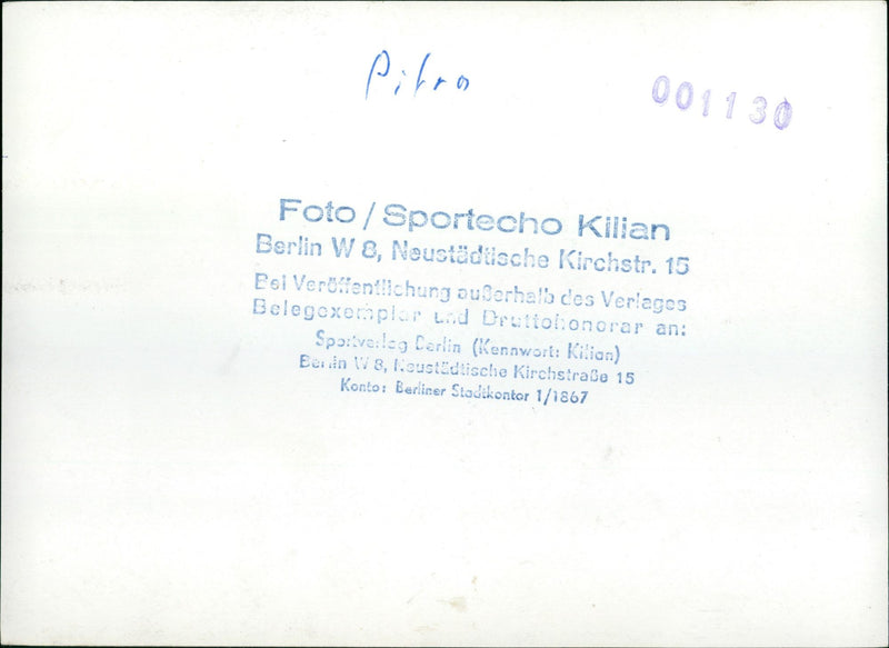 Hans Pitra - Vintage Photograph