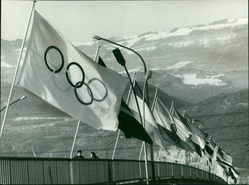 1968 Winter Olympics - Vintage Photograph