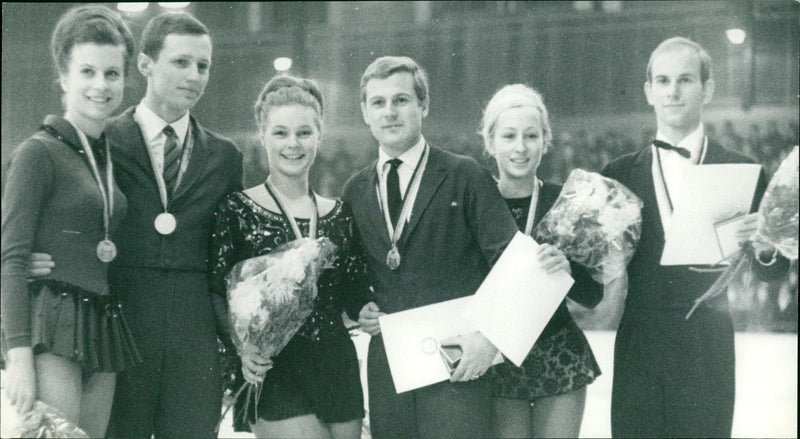 Figure Skating Championships 1966 - Vintage Photograph