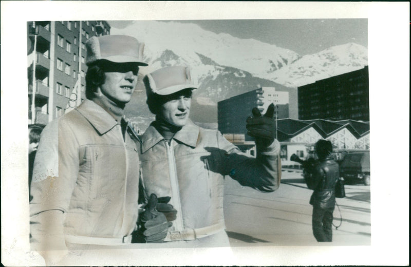 Rolf Austria & Uwe Kagelmann - Vintage Photograph