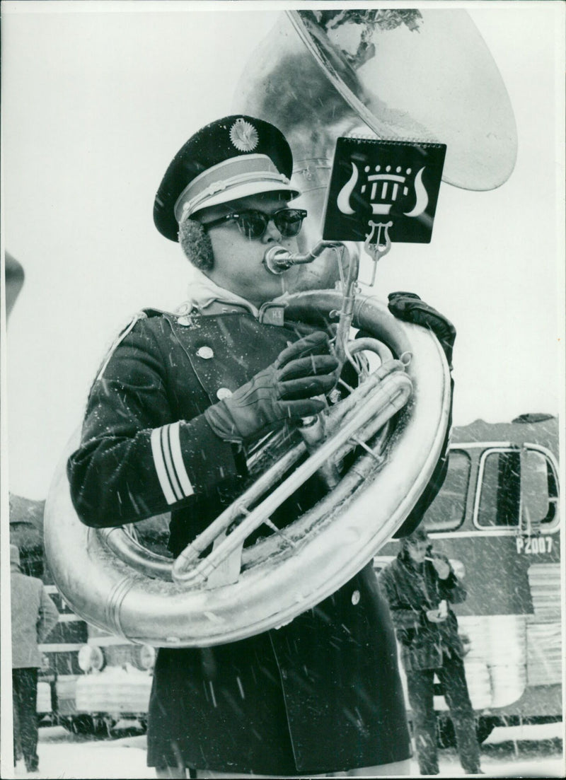 March of the Olympic Winter Games in 1960 - Vintage Photograph