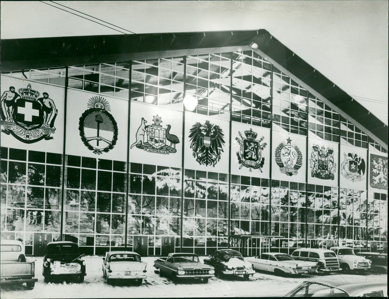 at the 1960 Winter Olympics - Vintage Photograph