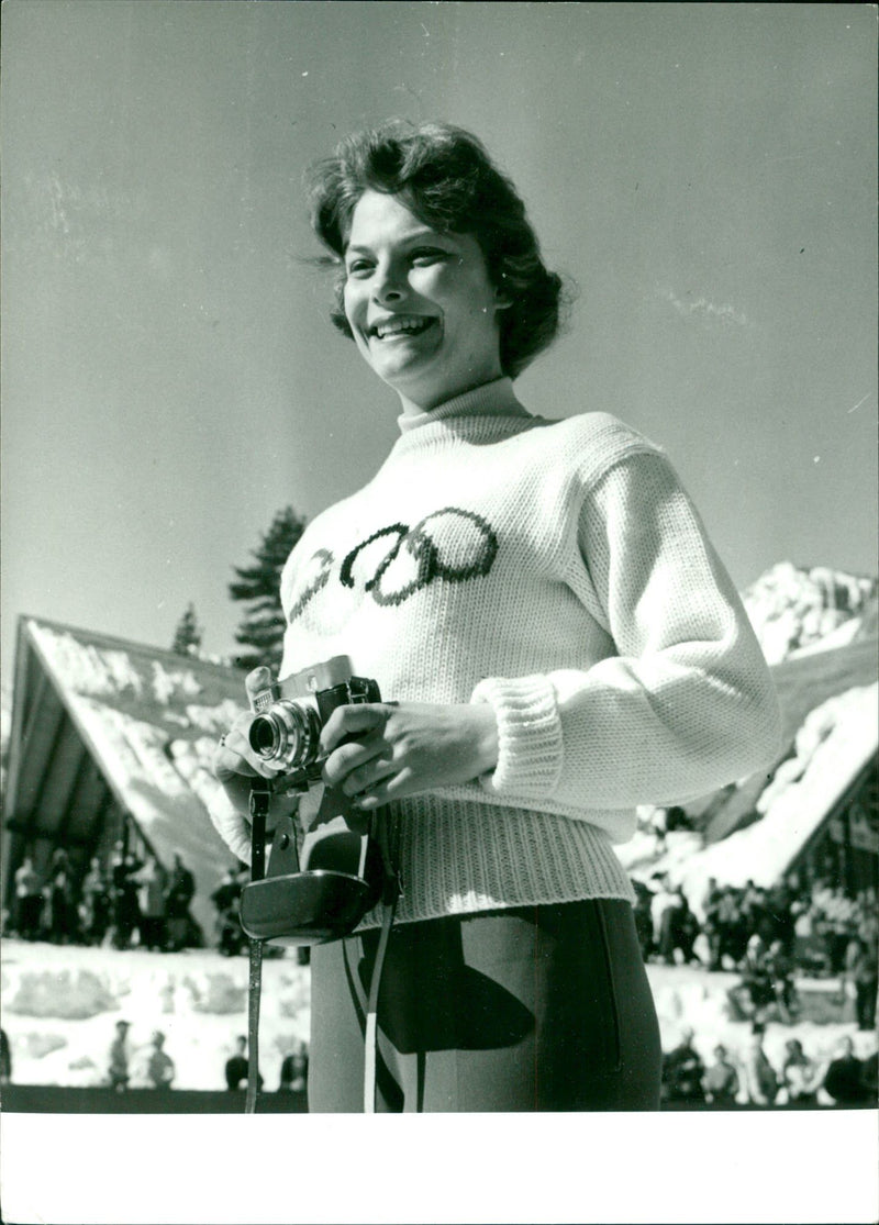 1960 Winter Olympics - Vintage Photograph