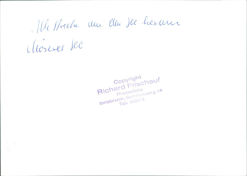 Möserer See - Vintage Photograph