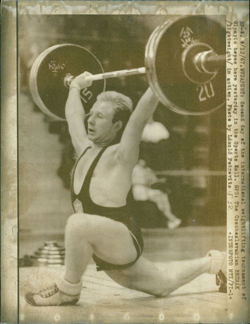 Weightlifter Reznak - Vintage Photograph