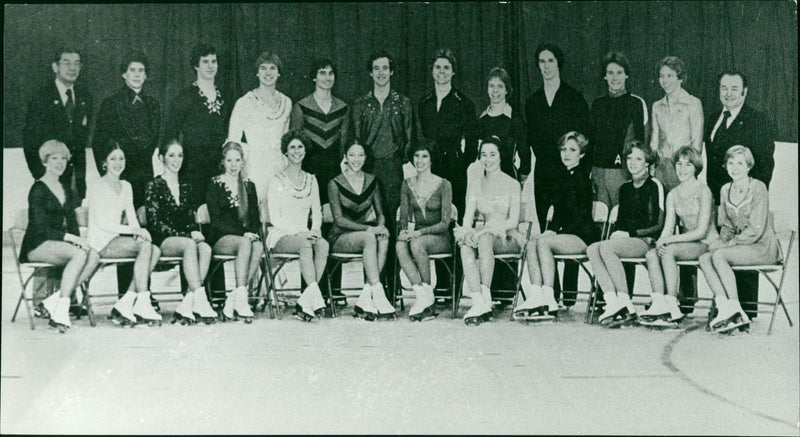 American team of the 1978 World Figure Skating Championships - Vintage Photograph