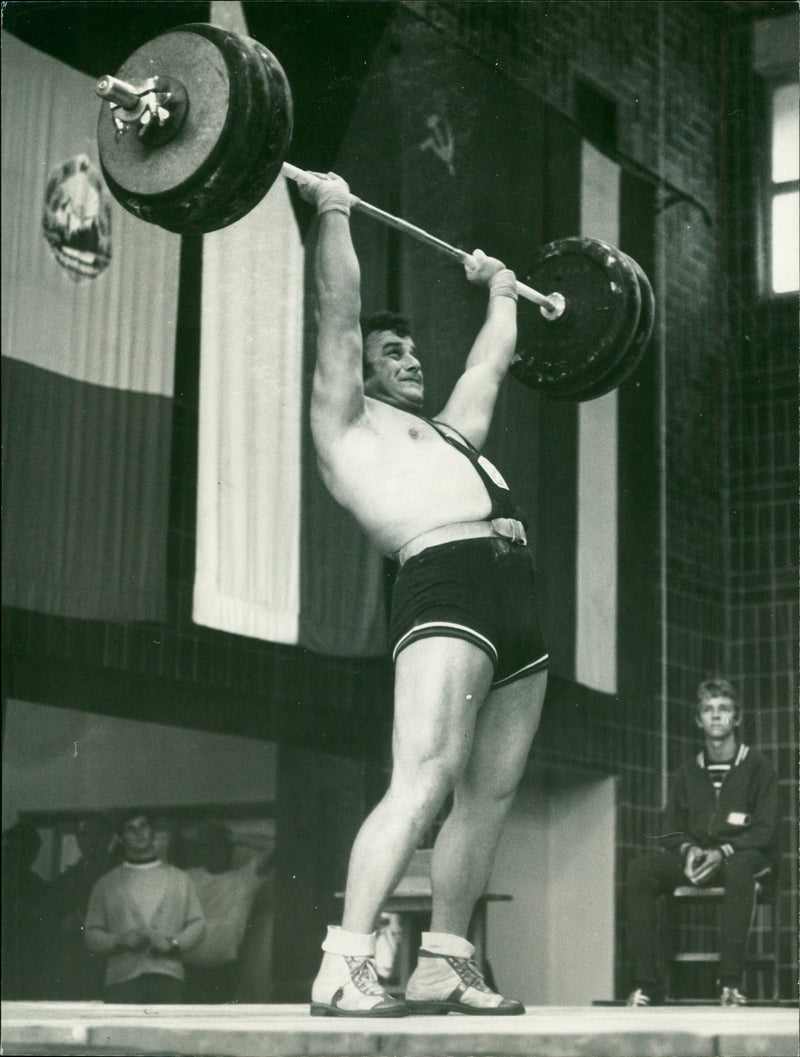 Czechoslovak weightlifter - Vintage Photograph