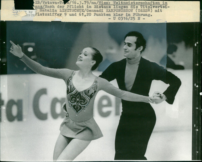 Natalja Linitschuk & Gennady Karponosov - Vintage Photograph