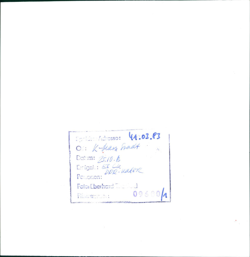 USSR SPRIDE ADDRESS DATE GDR SOVIET UNION FILM - Vintage Photograph