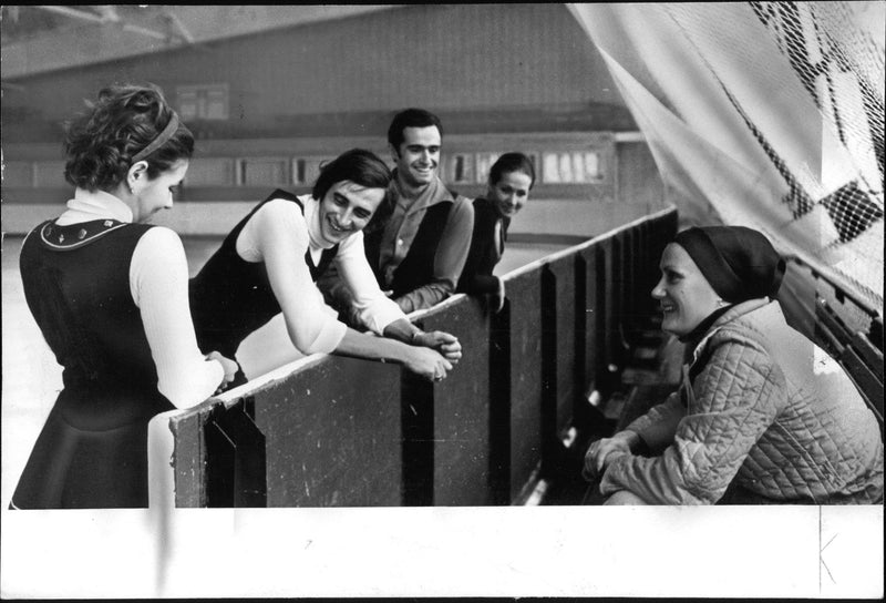 Ice dance - Vintage Photograph