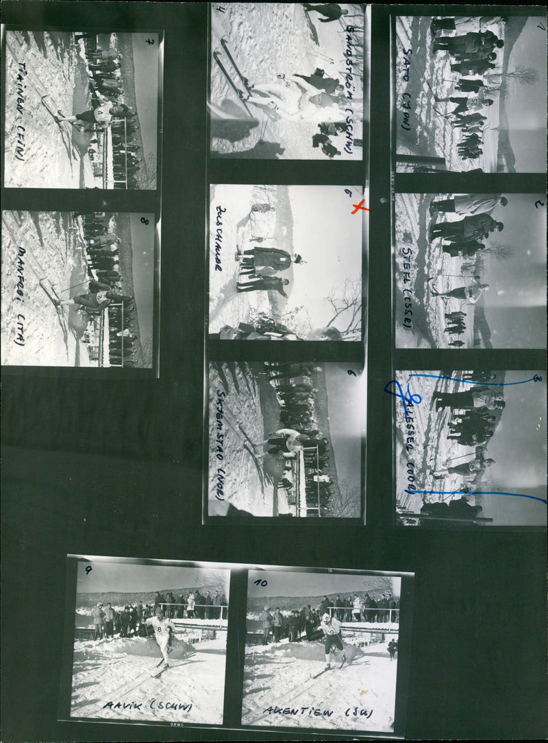 FIS HIGH SPEED SALESSEL TOOER ANG SRLON AKEN TISW ZUS ALPE SKYEM - Vintage Photograph