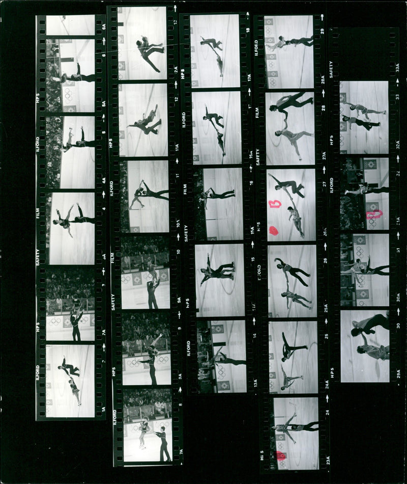 1984 OLIMPIC WINTER SPIEVE SPRATELO FILM RELEASED DUR - Vintage Photograph