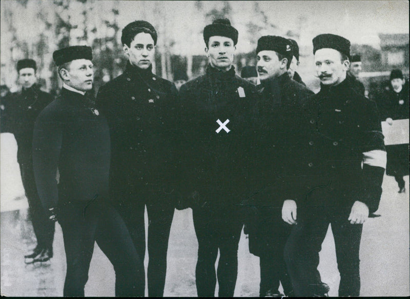 Swedish figure skaters - Vintage Photograph