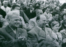 GDR politicians Walter Ulbricht and Hermann Matern - Vintage Photograph