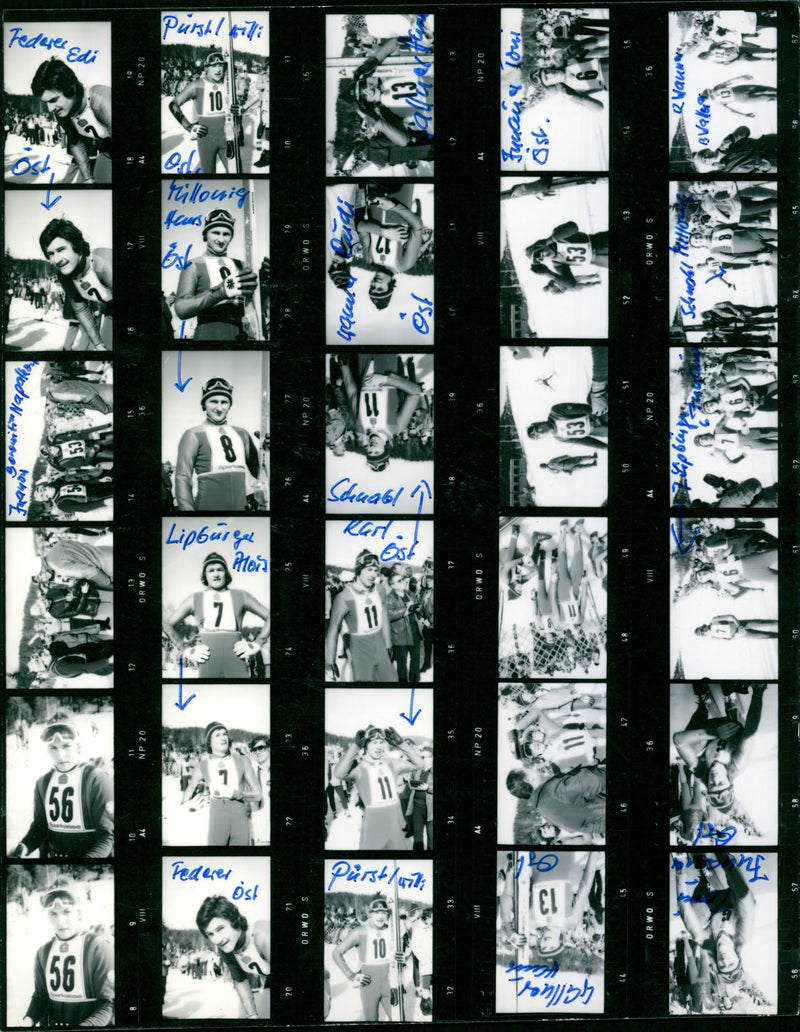 1975 PREPARATION OLYMP WINTER PLAYING INNSBRUCK FILM DIRECTED ROGER - Vintage Photograph