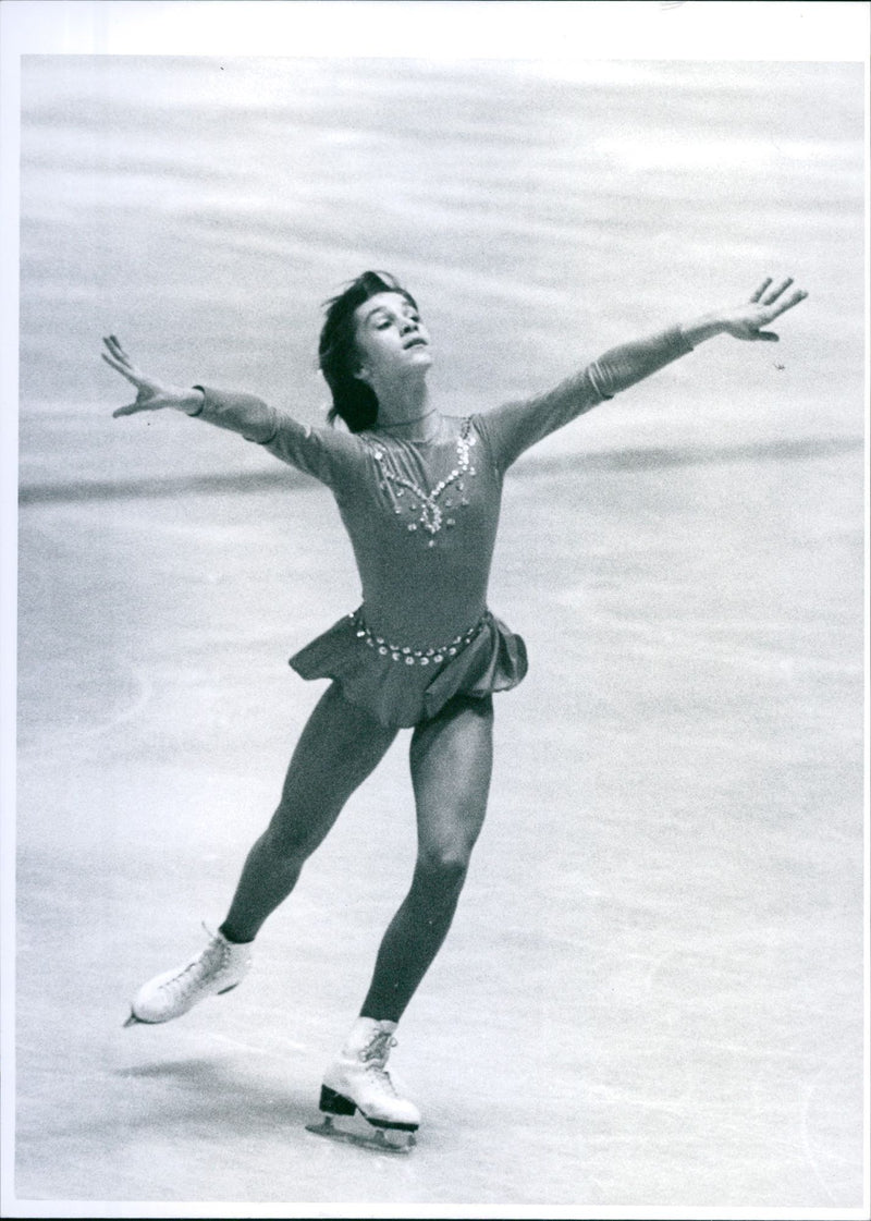 Kerstin Wolf, Cup of Blue Swords 1979 - Vintage Photograph