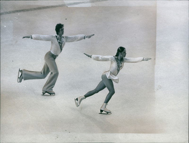 Romy Kermer and Rolf Austria - Vintage Photograph