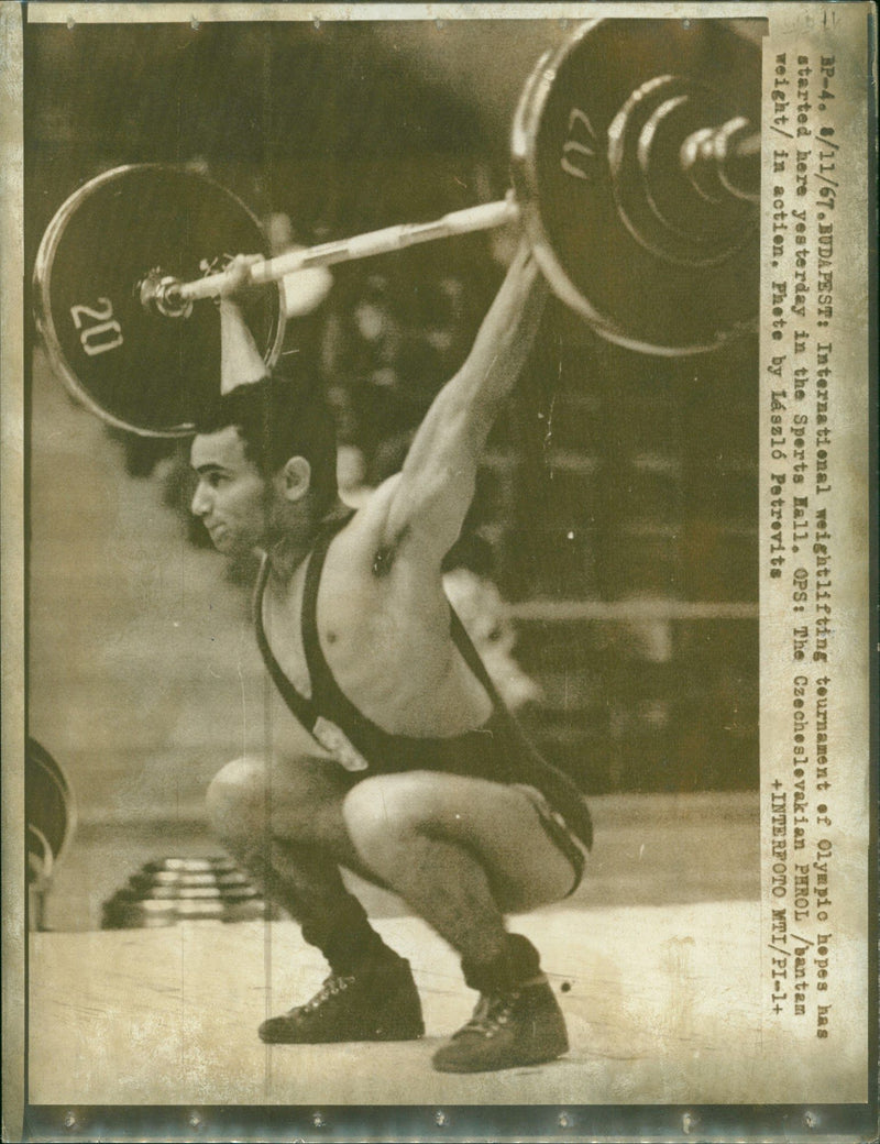 Weightlifter Phrol - Vintage Photograph