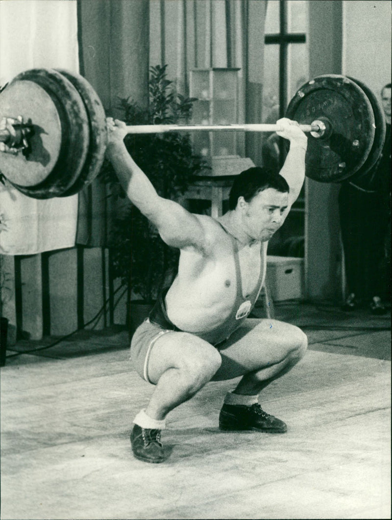 Weightlifter Orzog - Vintage Photograph