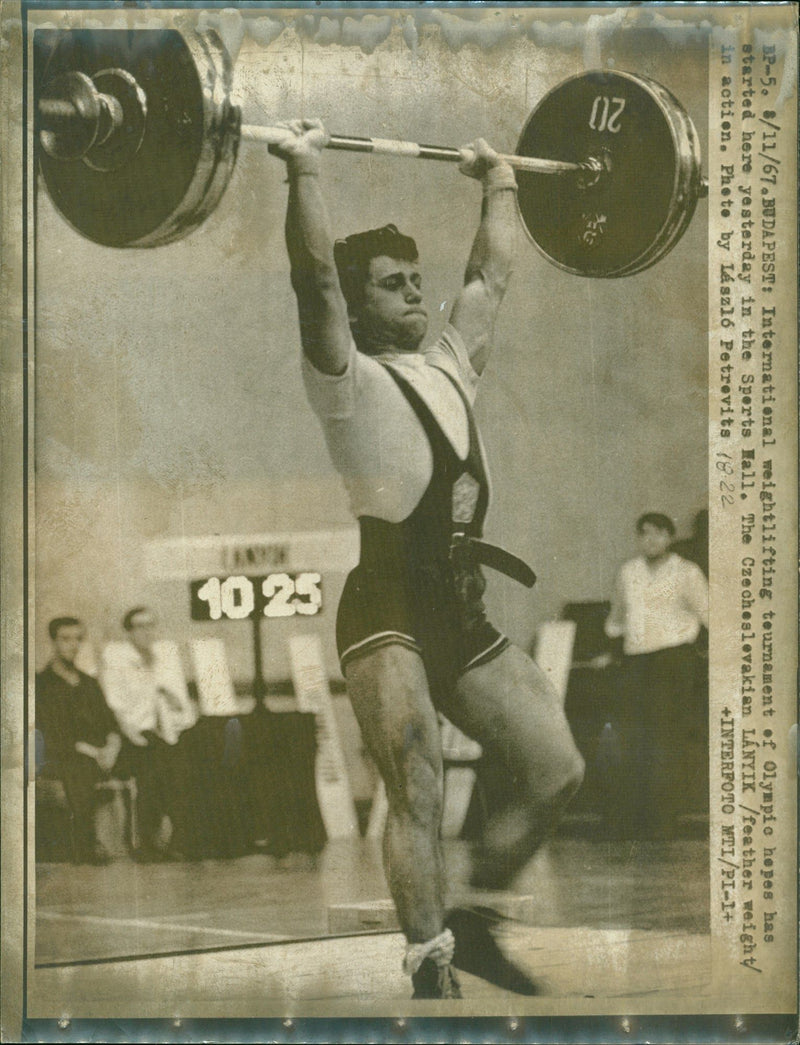 Lanyik (weightlifter) - Vintage Photograph