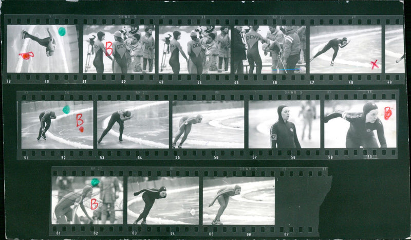 OLYMPIC PLAYING SITUATION SMAJEVO WINTER COVER FILM - Vintage Photograph