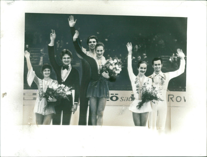 European Figure Skating Championship 77 - Vintage Photograph