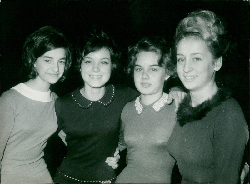 Marianne Mirmseker, Uschi Keszler, Angelika Wagner and Heidemarie Steiner - Vintage Photograph