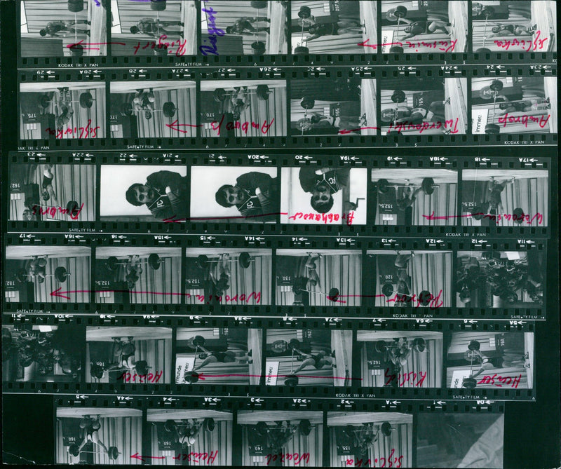 1993 YMPIC NOSCOW WEIGHTLIFTING MEDIUM OLYMPIC DUEL HERE FILM - Vintage Photograph