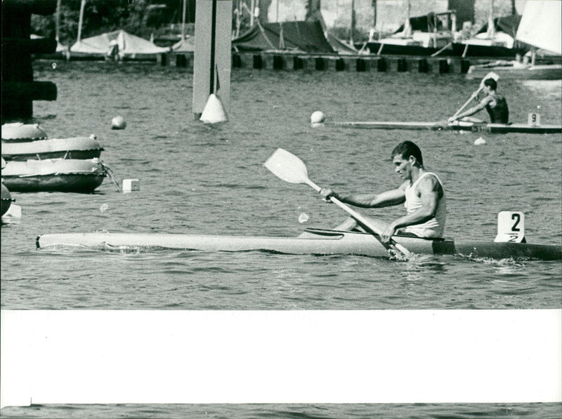 Canoe Racing World Championships 1966 - Vintage Photograph