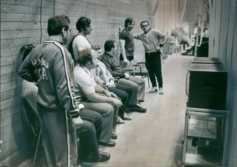 GDR weightlifting competition - Vintage Photograph