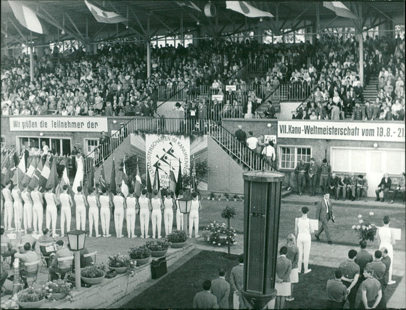 Canoe Racing World Championships 1966 - Vintage Photograph