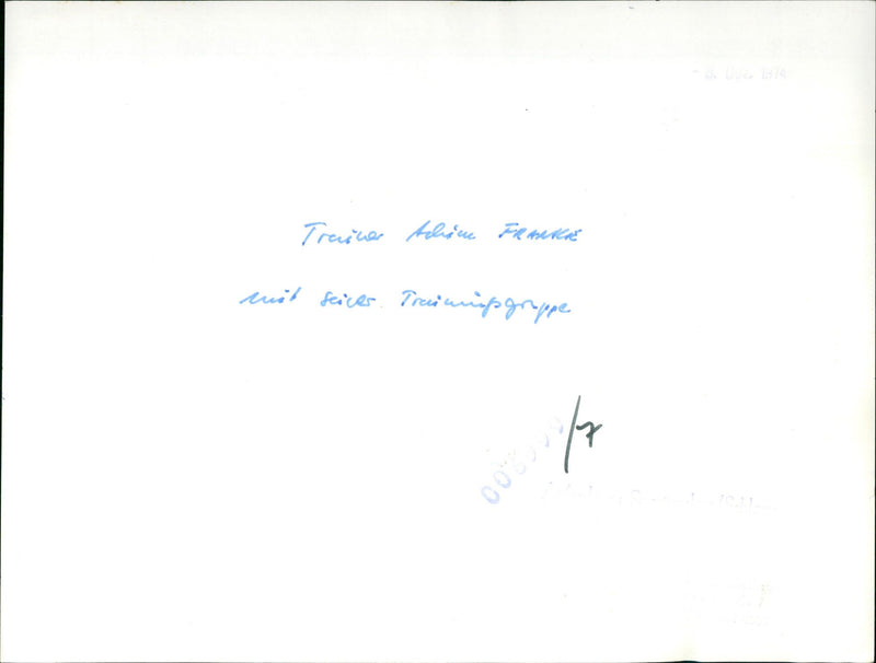 Joachim Fritz Franke - Vintage Photograph