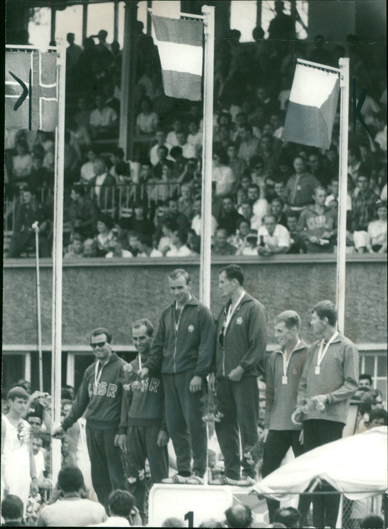 Canoe Racing World Championships 1966 - Vintage Photograph