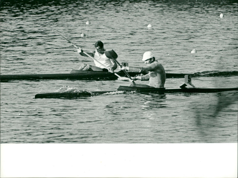 Canoe Racing World Championships 1966 - Vintage Photograph