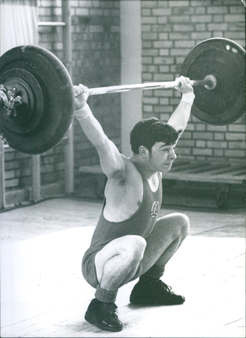 Erich Homilius, Markkleeberg weight class tournament 1971 - Vintage Photograph