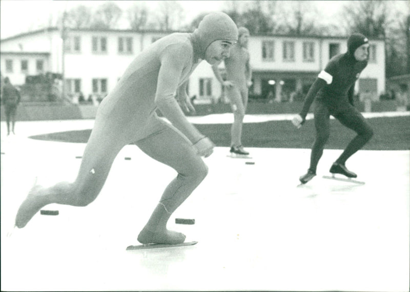 Jürgen Warnicke and Spiridonov - Vintage Photograph