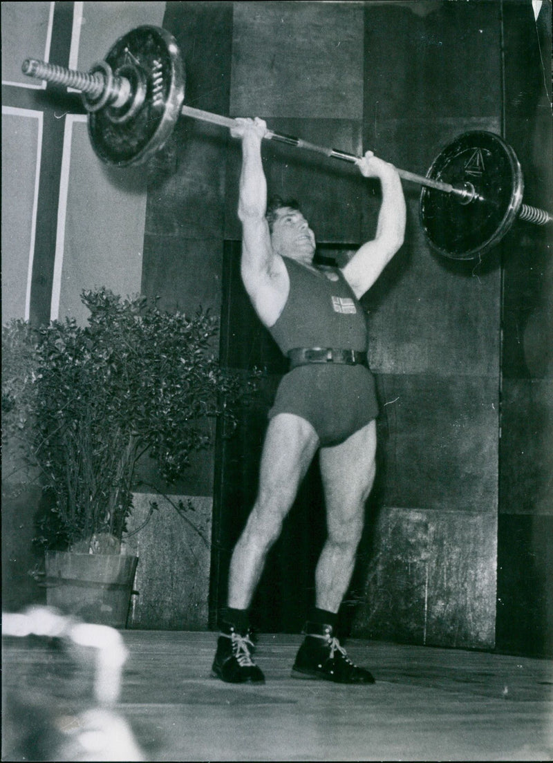 Weightlifting championship - Vintage Photograph