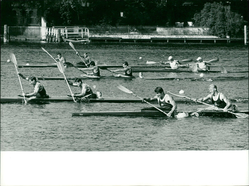 Canoe Racing World Championships 1966 - Vintage Photograph