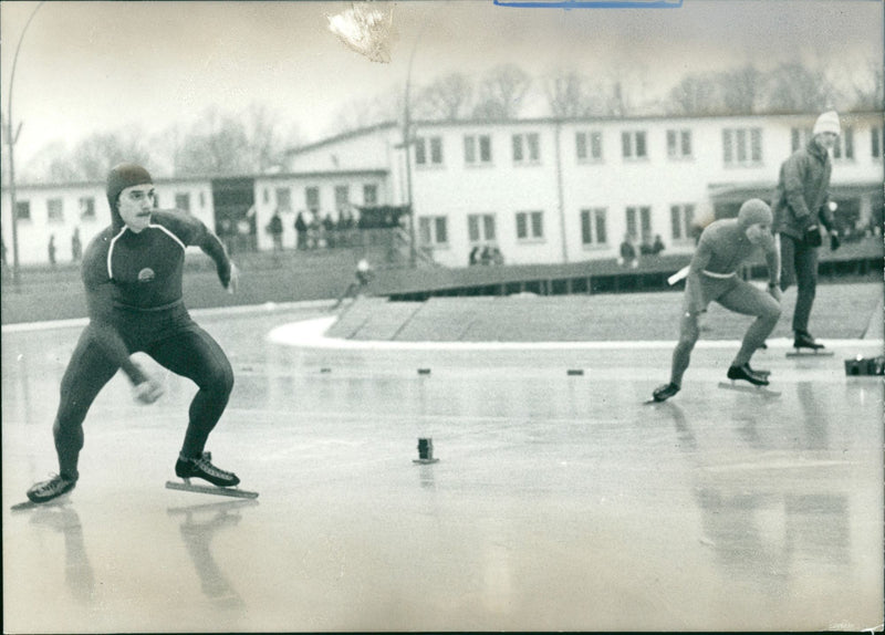 Uwe Sauerteig and Jürgen Warnicke - Vintage Photograph