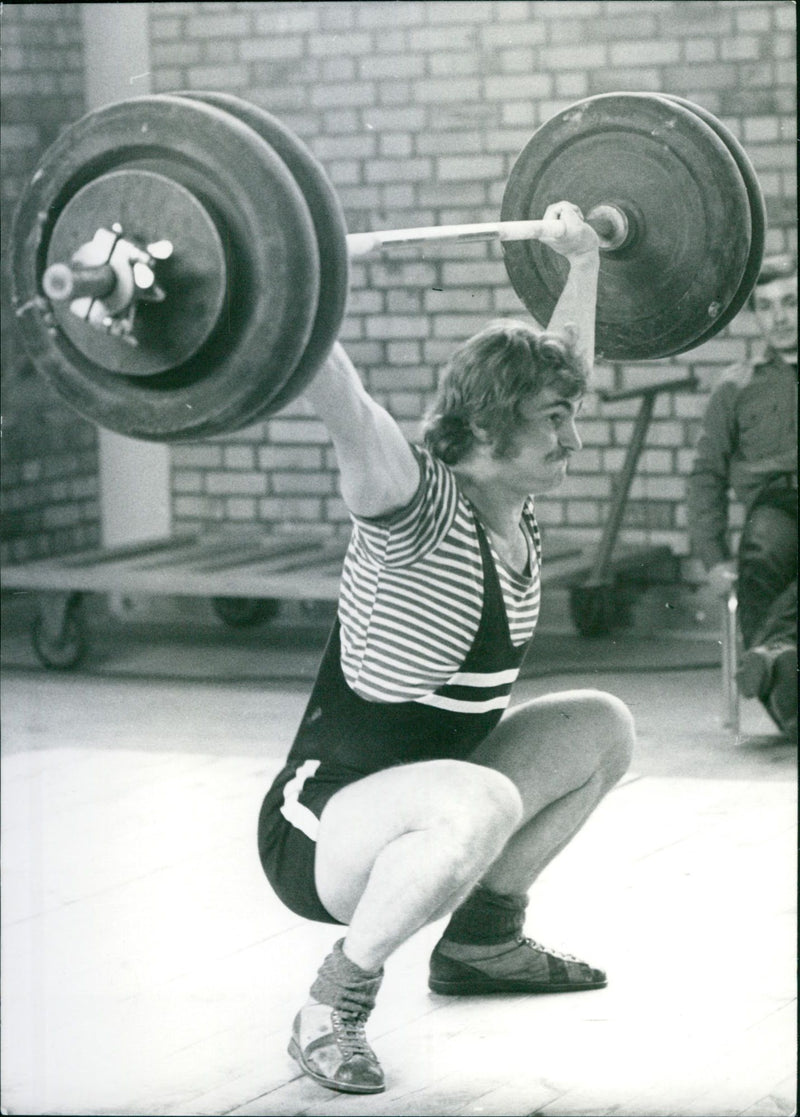 Rolf Gerschner, Markkleeberg weight class tournament 1971 - Vintage Photograph