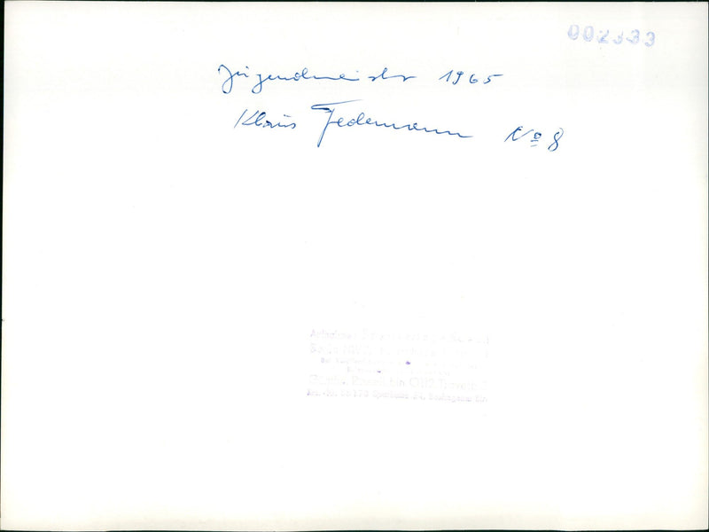 1965 JUZENONEIDER JEDERMANN JUGERMANN GERMAN FILM BASED NOVEL JEDERM - Vintage Photograph