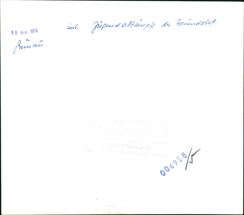 1974 KODAK TRI PAN TOK SNOM DEE FAGOMBEA IOGUIDE HOMBRES ZITA PUUEI FILM - Vintage Photograph