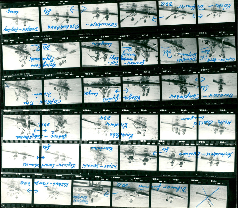 1974 KODAK TRI PAN TOK SNOM DEE FAGOMBEA IOGUIDE HOMBRES ZITA PUUEI FILM - Vintage Photograph