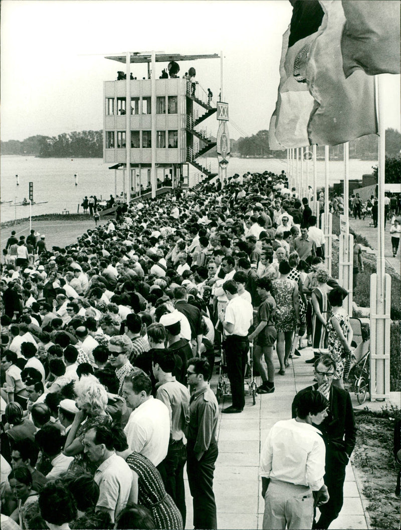 International Brandenburg canoe regatta - Vintage Photograph