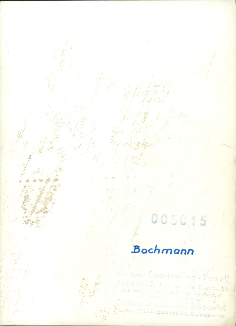 Bachmann - Vintage Photograph