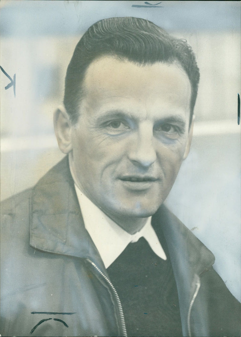 Trainer Stahlmann from ASK Vorwärts Crimmitschau - Vintage Photograph