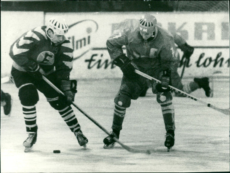 GDR ice hockey championship 1968/69 - Vintage Photograph