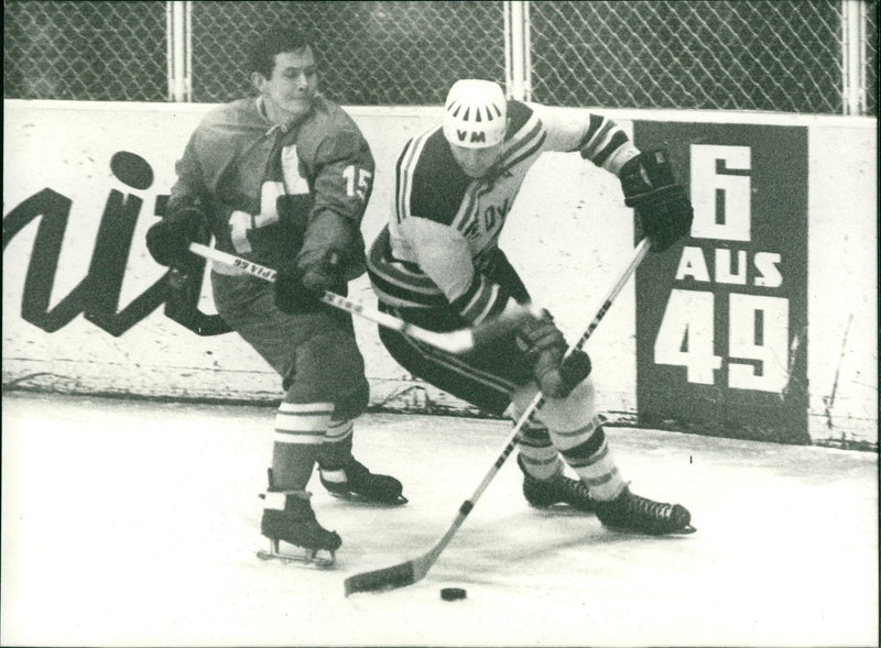 Ice Hockey - SC Dynamo Berlin versus TSC Berlin - Vintage Photograph